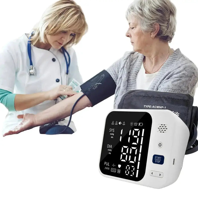 Upper Arm Automatic Blood Pressure Monitor – Digital Sphygmomanometer by Habicare