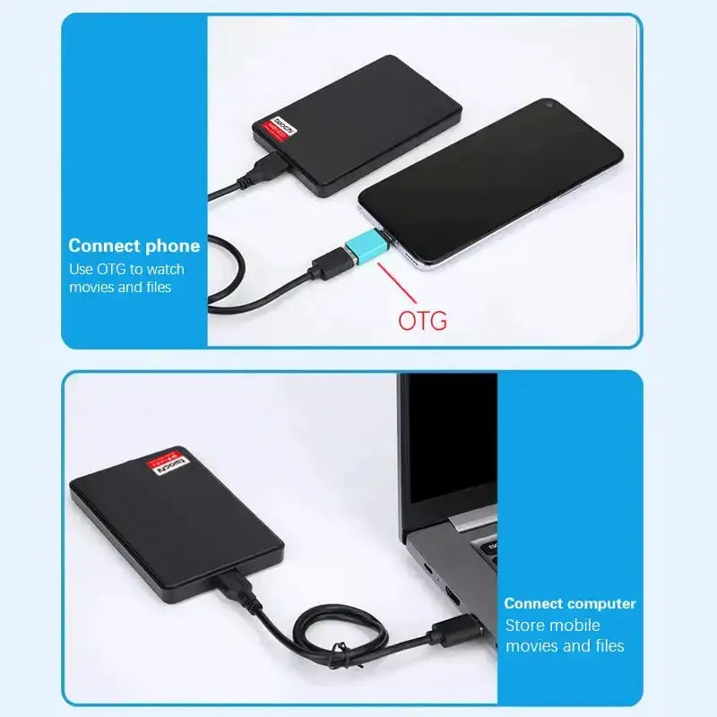 USB 3.0 External Hard Drive HDD for PC, Mac, Xbox & PS4 (80GB to 2TB) (5 colours available) by Habicare