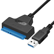 USB 3.0 to SATA Adapter Cable 2.5 Inch 5Gbps 22 Pin by techplus