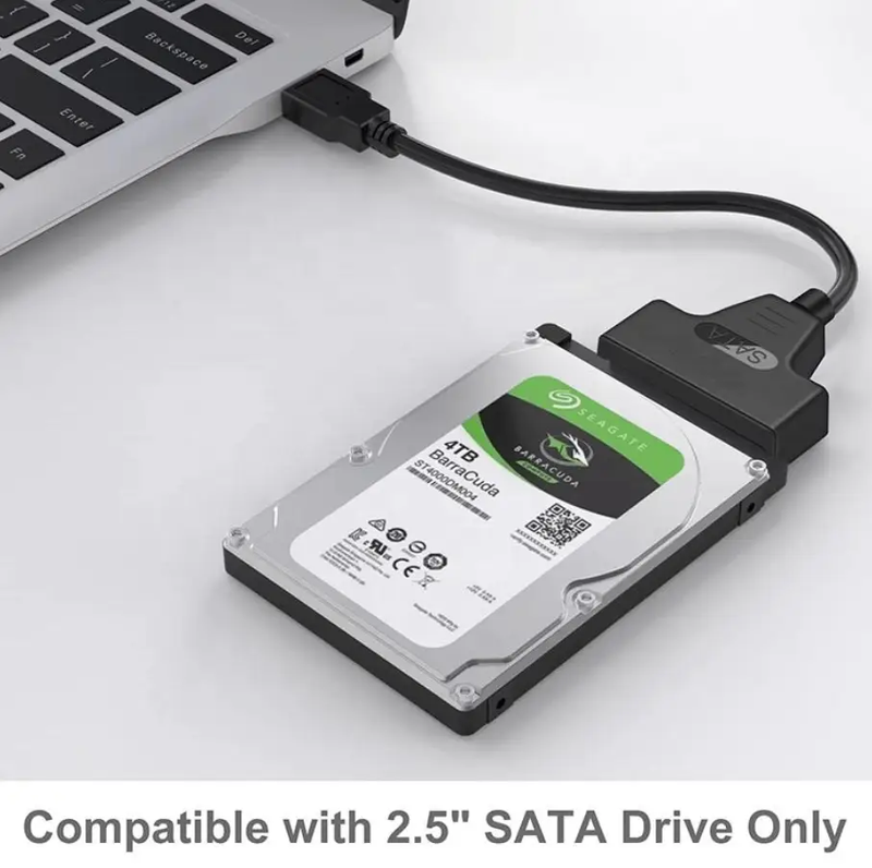 USB 3.0 to SATA Adapter Cable 2.5 Inch 5Gbps 22 Pin by techplus