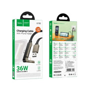 techplus USB-A to USB-C 36W Fast Charging Cable with Kickstand (U150) TechPlus USB A To USB C 36W Cable With Kickstand