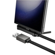 techplus USB-A to USB-C 36W Fast Charging Cable with Kickstand (U150) TechPlus USB A To USB C 36W Cable With Kickstand