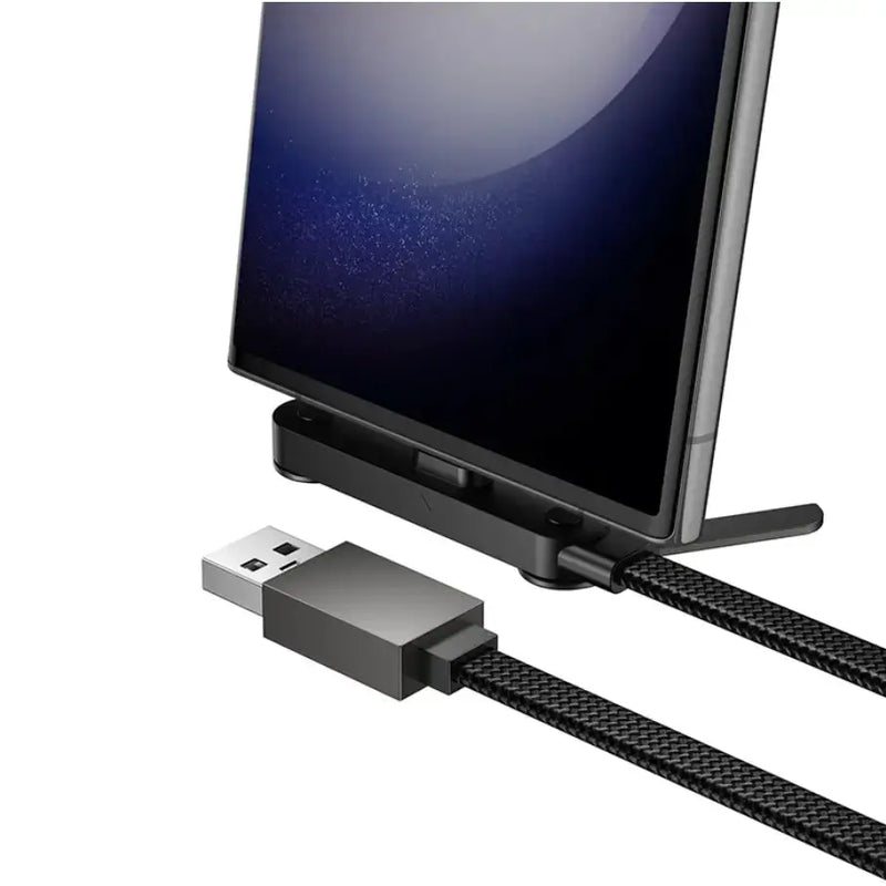 techplus USB-A to USB-C 36W Fast Charging Cable with Kickstand (U150) TechPlus USB A To USB C 36W Cable With Kickstand