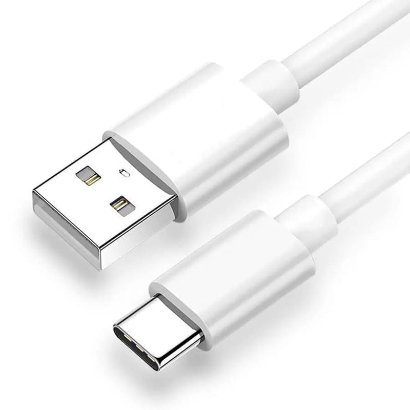 9eight5 Electronics Accessories USB-A to USB-C Charger Cable for LG Phones (White) 1m USB-A to USB-C Charger Cable for LG Phones (White) 1m