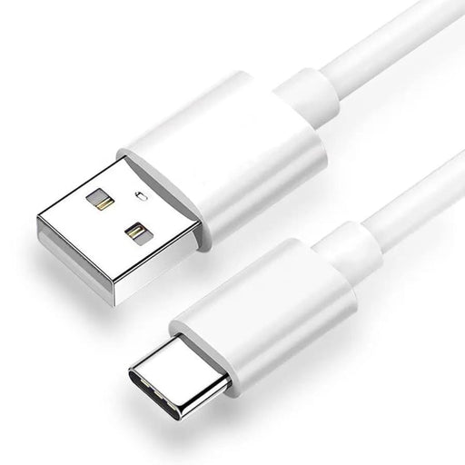 9eight5 Electronics Accessories USB-A to USB-C Charger Cable for LG Phones (White) 1m USB-A to USB-C Charger Cable for LG Phones (White) 1m