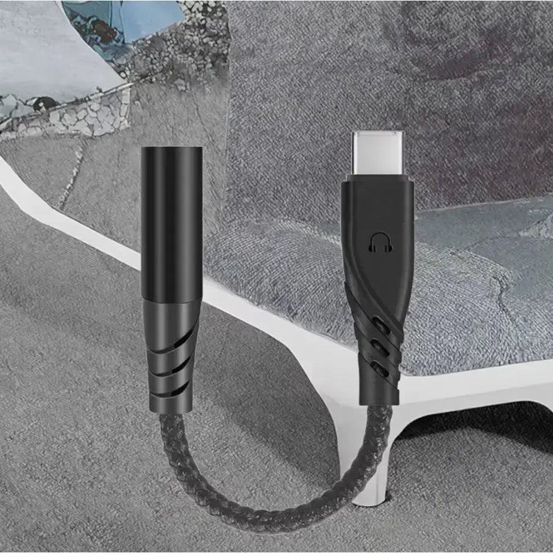 techplus USB-C to 3.5mm Headphone Adapter | Type-C AUX Audio Dongle for Smartphones & Tablets USB-C to 3.5mm Headphone Jack Adapter AUX Audio | Action Outdoors NZ
