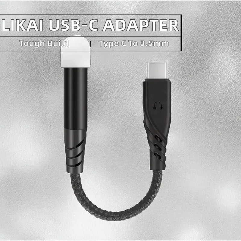 techplus USB-C to 3.5mm Headphone Adapter | Type-C AUX Audio Dongle for Smartphones & Tablets USB-C to 3.5mm Headphone Jack Adapter AUX Audio | Action Outdoors NZ