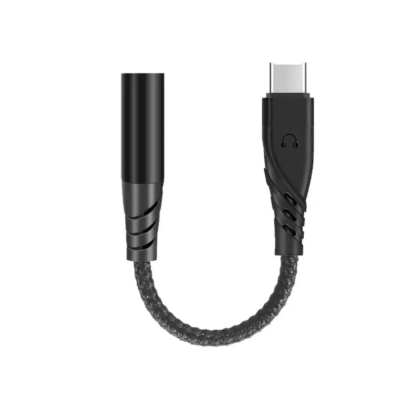 techplus USB-C to 3.5mm Headphone Adapter | Type-C AUX Audio Dongle for Smartphones & Tablets USB-C to 3.5mm Headphone Jack Adapter AUX Audio | Action Outdoors NZ