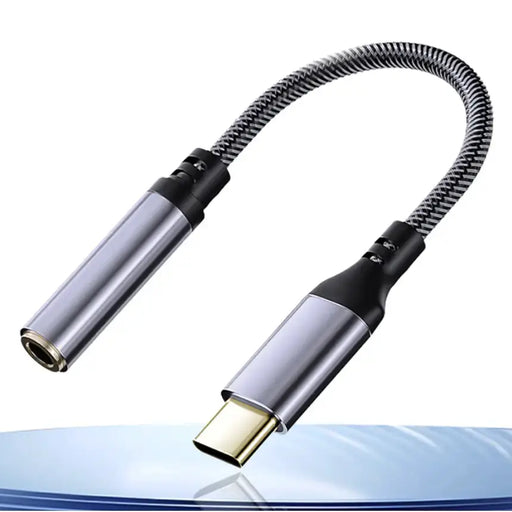 techplus USB-C to 3.5mm Headphone Jack Audio Adapter with DAC for Android, iPad & USB-C Devices Type-C Headphone Jack Audio Adapter USB-C AUX | Action Outdoors NZ