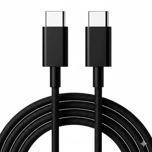 9eight5 Electronics Accessories USB-C to USB-C Charger Cable for OnePlus Phones (Black) 1m USB-C to USB-C Charger Cable for OnePlus Phones (Black) 1m