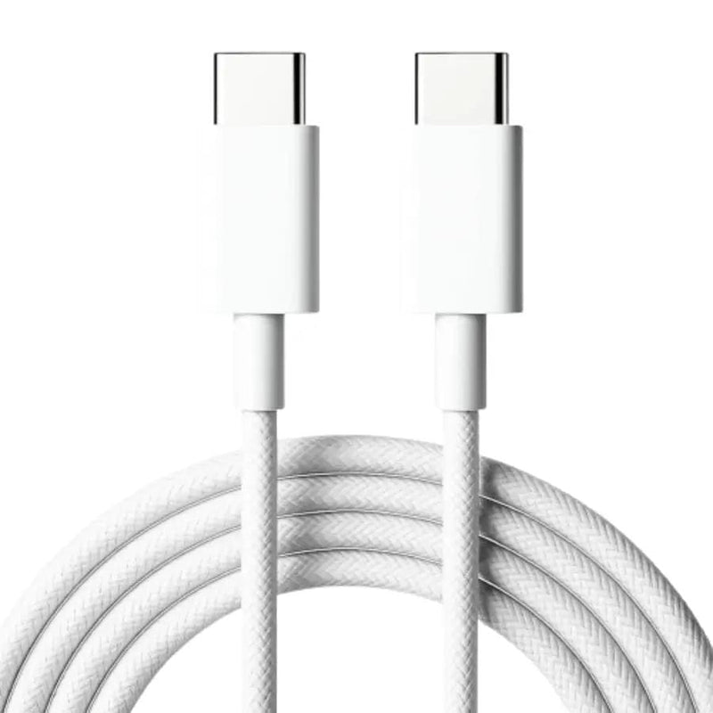 9eight5 Electronics Accessories USB-C to USB-C Charger Cable for OnePlus Phones (White) 1m USB-C to USB-C Charger Cable for OnePlus Phones (White) 1m