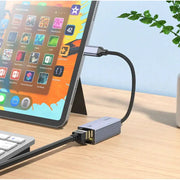 techplus USB-C to RJ45 Ethernet Adapter 1000Mbps Gigabit LAN Adapter USB-C to RJ45 Ethernet Adapter 1000Mbps Gigabit LAN Adapter...