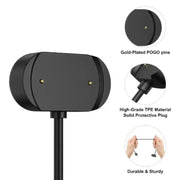 USB Charger Cable for Amazfit GTR/GTS/T-Rex 2 by Habicare