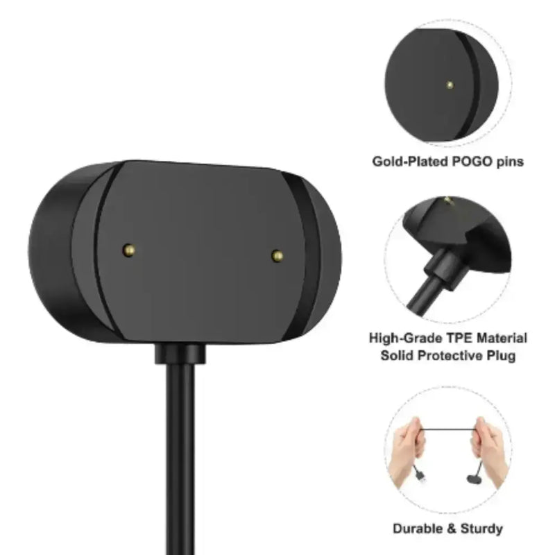 USB Charger Cable for Amazfit GTR/GTS/T-Rex 2 by Habicare