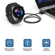 USB Charger Cable for Amazfit GTR/GTS/T-Rex 2 by Habicare