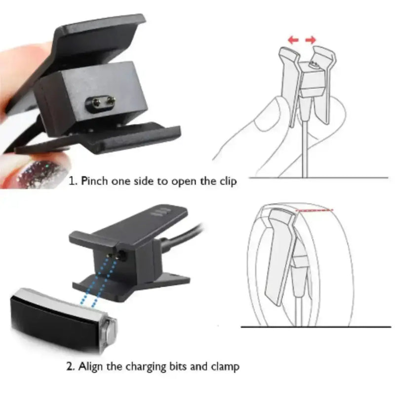 USB Charger Cable for Fitbit Alta/Alta HR by Habicare