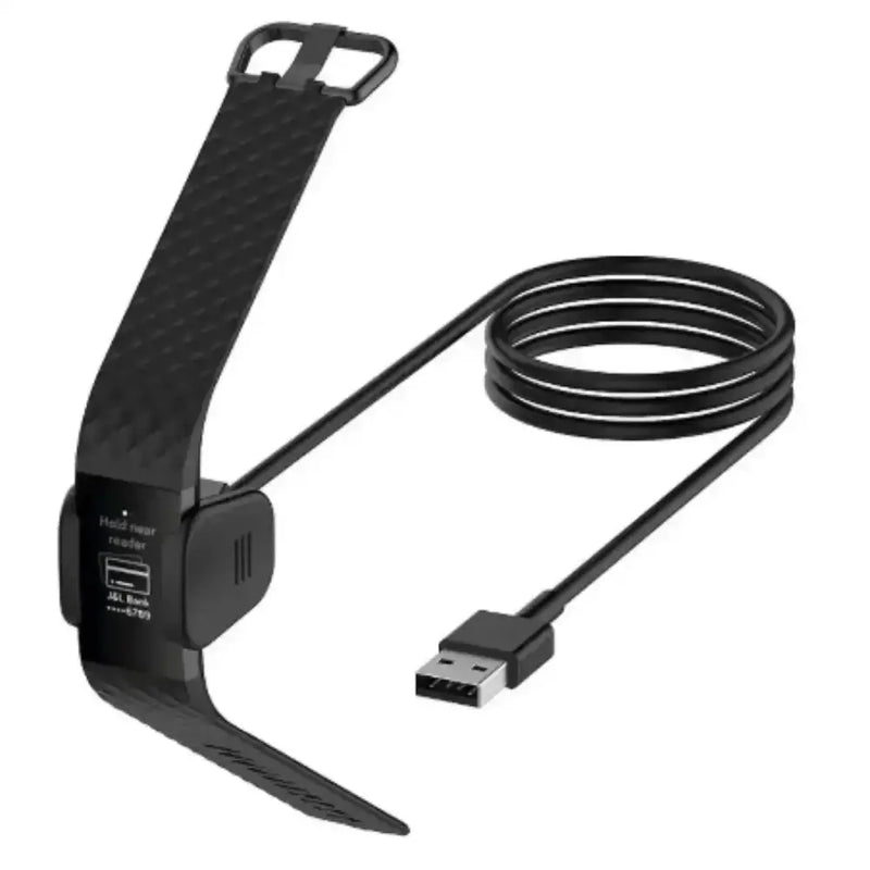 USB Charger Cable for Fitbit Charge 3/4 by Habicare
