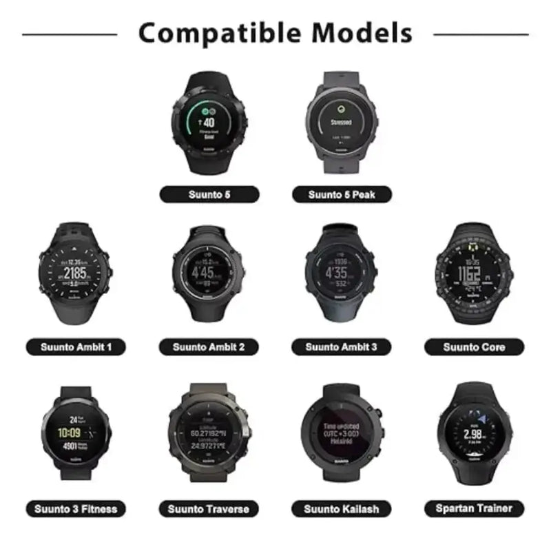 Habicare Chargers Habicare USB Watch Charger For Suunto 3 Fitness 5 Traverse Ambit Series Habicare USB Watch Charger for Suunto 3 Fitness Ambit