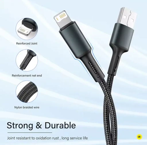 iPhone Fast Charging Cable 1M – USB to Lightning Charger Cable by techplus