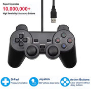 techplus USB Wired Gaming Controller for PC & Laptop – Windows Gamepad USB Wired Gaming Controller for PC & Laptop – Windows Gamepad...