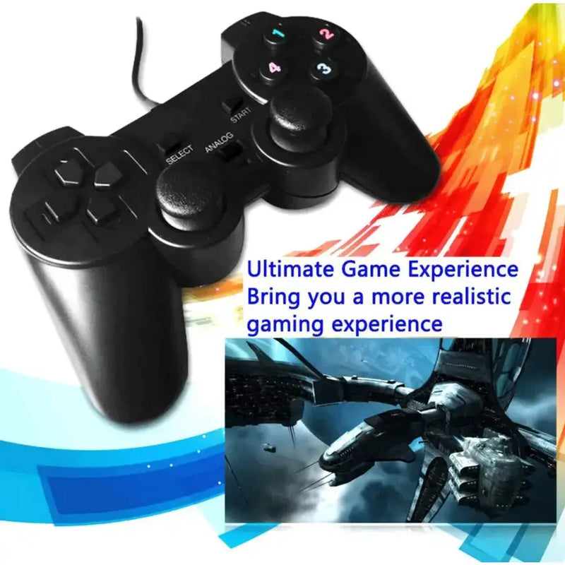 techplus USB Wired Gaming Controller for PC & Laptop – Windows Gamepad USB Wired Gaming Controller for PC & Laptop – Windows Gamepad...