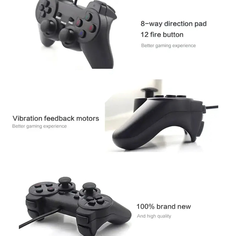 techplus USB Wired Gaming Controller for PC & Laptop – Windows Gamepad USB Wired Gaming Controller for PC & Laptop – Windows Gamepad...