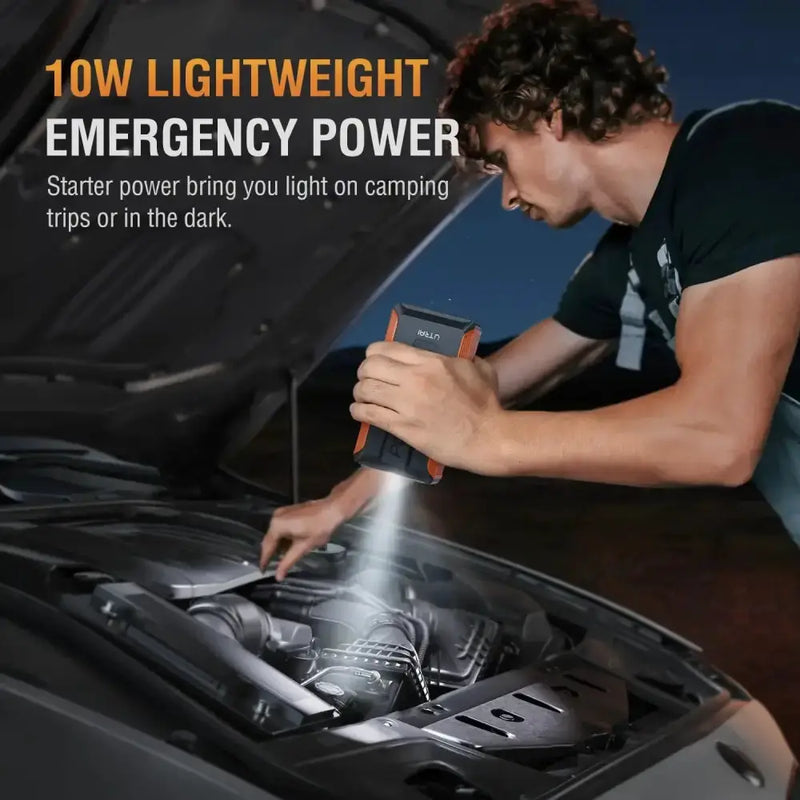 1400A Portable Car Jump Starter & Emergency Power Bank Booster by Habicare