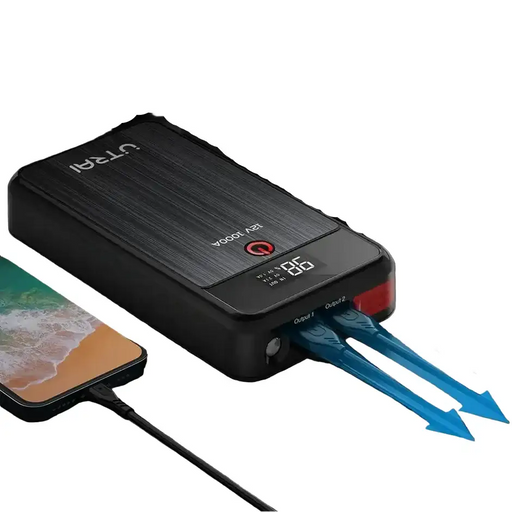 1000A Car Jump Starter & 8000mAh Emergency Power Bank by Habicare