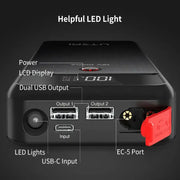 1000A Car Jump Starter & 8000mAh Emergency Power Bank by Habicare