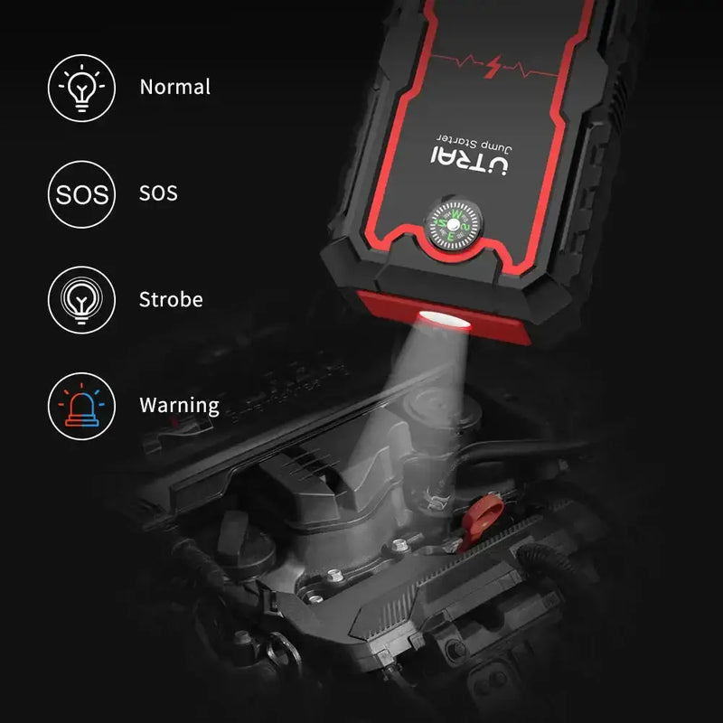 1000A/2000A Portable Car Jump Starter & Emergency Power Bank Booster by Habicare