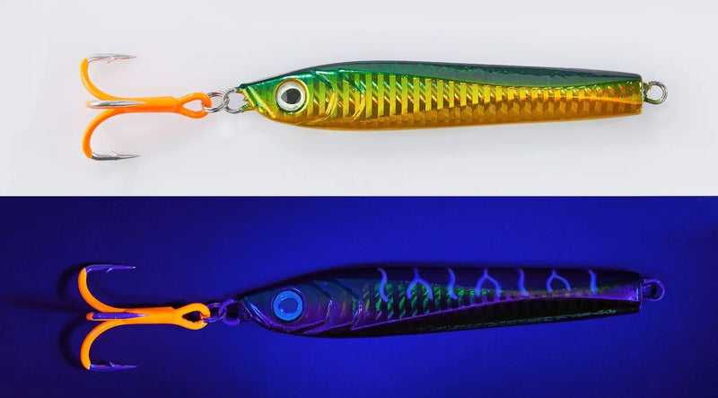 Balzer Fishing Lures UV Jigs with Orange Treble Hook UV Jigs with Orange Treble Hook