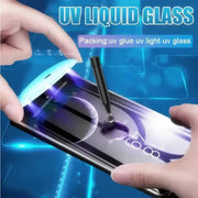 techplus Screen protector UV Liquid Full Glue Tempered Glass for Samsung Galaxy S23 UV Liquid Full Glue Tempered Glass for Galaxy S23