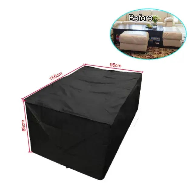 V/L-Shape Waterproof Garden Sofa Cover – Rattan Corner Furniture Protector (different sizes available) by Habicare