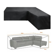 V/L-Shape Waterproof Garden Sofa Cover – Rattan Corner Furniture Protector (different sizes available) by Habicare