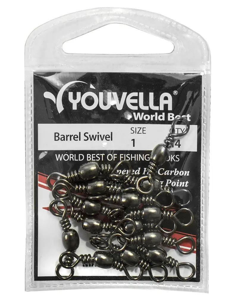 Youvella Barrel Swivel #1 14 per pack) by NZ Diver