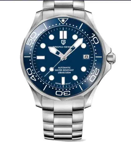 Chrono Edge Waterproof Luminous Watch - 100M Water Resistant with Leather & Steel Strap Options | Men's Timepiece by Mead's Supply & Equipment Outfitters limited
