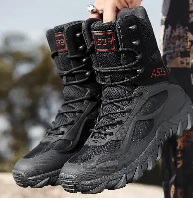 Men's Comfortable Wear-resistant Steel Toe Safety Shoes by Mead's Supply & Equipment Outfitters limited