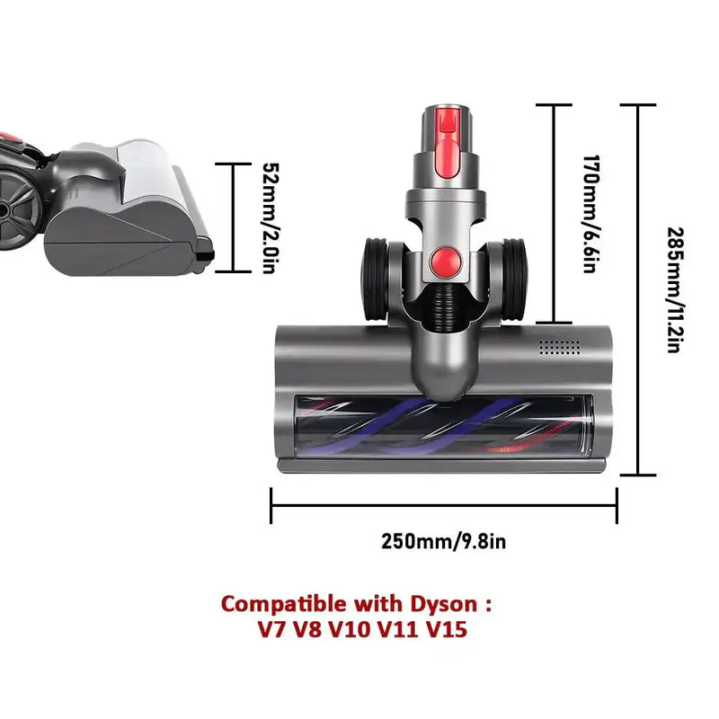 Vacuum Cleaner Accessories Set for Dyson V6–V15 Direct Drive Brush, Filter & Hose Kit by Habicare