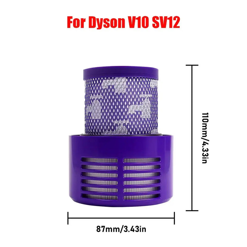 Vacuum Cleaner Accessories Set for Dyson V6–V15 Direct Drive Brush, Filter & Hose Kit by Habicare