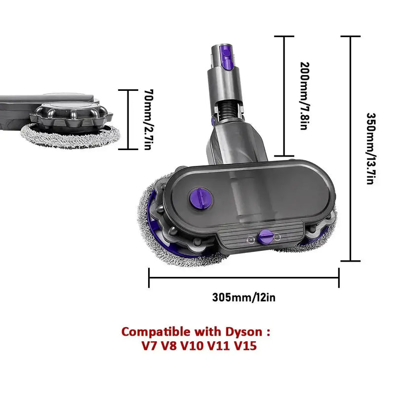 Vacuum Cleaner Accessories Set for Dyson V6–V15 Direct Drive Brush, Filter & Hose Kit by Habicare
