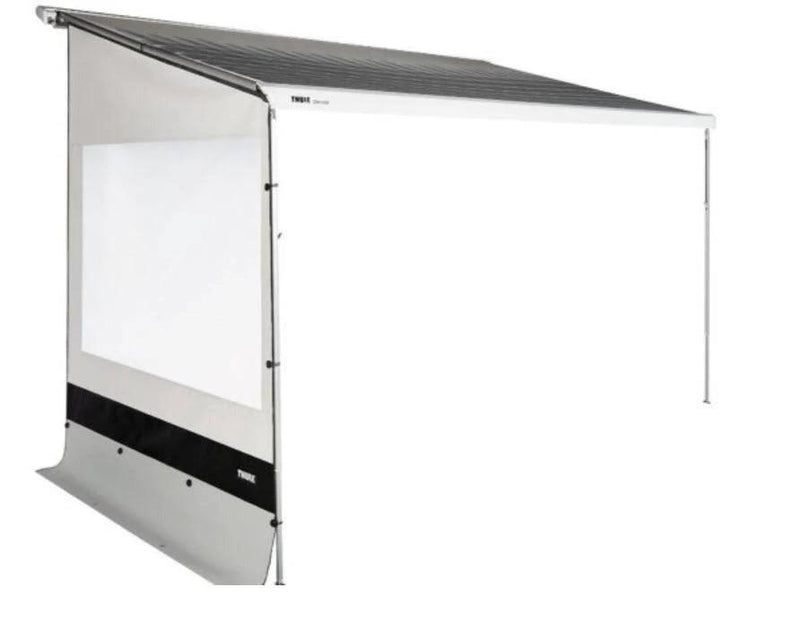 Thule Rain Blocker 2.75m Side - Medium (2.25 - 2.44m) side privacy panel for awnings protecting from wind and rain.