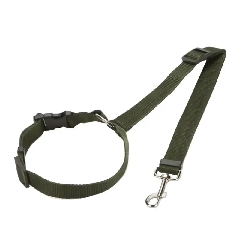Vehcile Belt & Adjustable Nylon Leash for Dogs (7 colors available) by Habicare