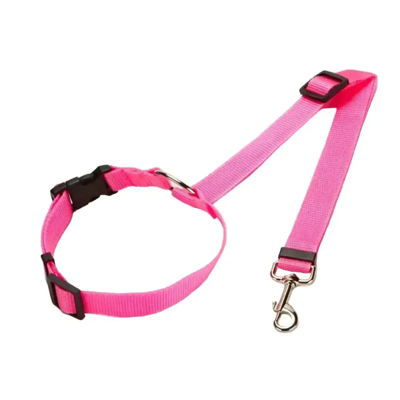 Vehcile Belt & Adjustable Nylon Leash for Dogs (7 colors available) by Habicare