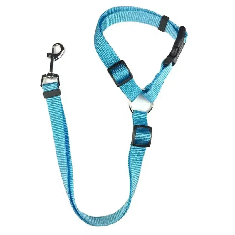 Vehcile Belt & Adjustable Nylon Leash for Dogs (7 colors available) by Habicare