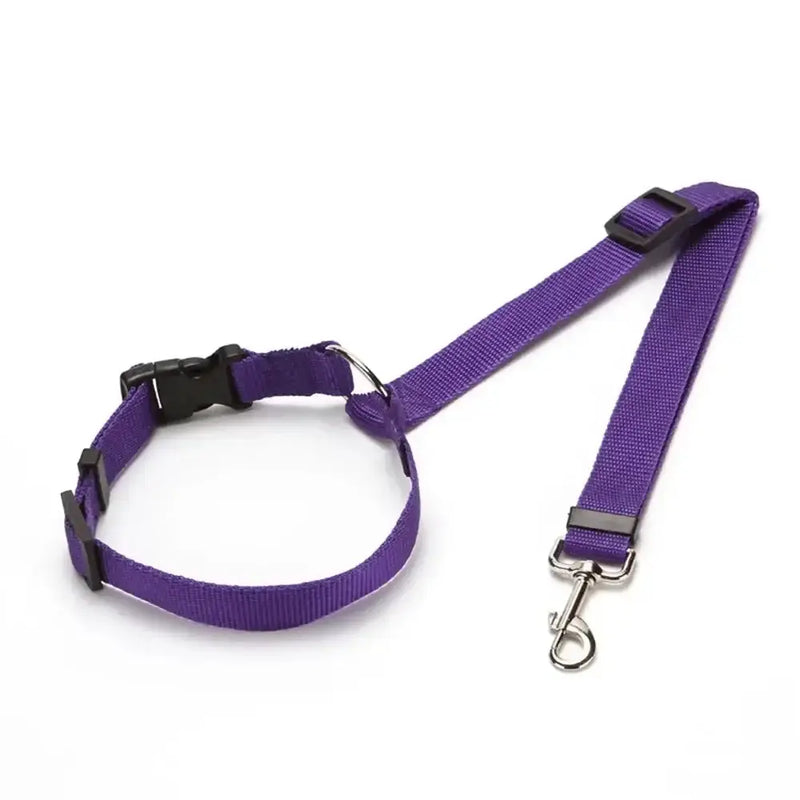 Vehcile Belt & Adjustable Nylon Leash for Dogs (7 colors available) by Habicare