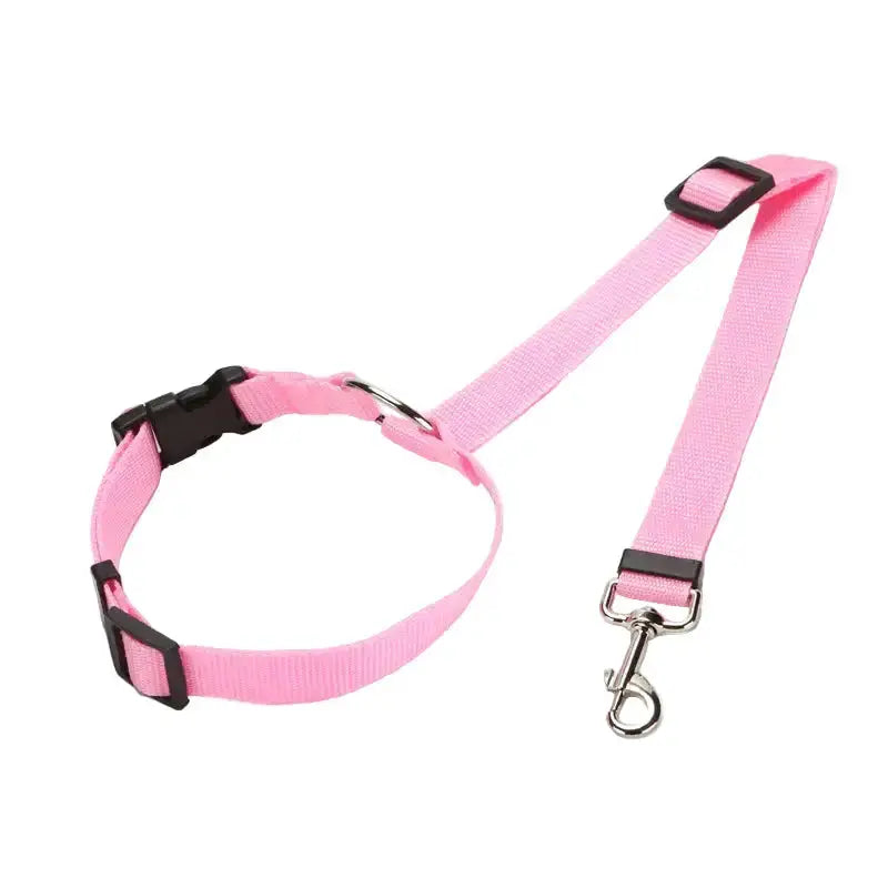 Vehcile Belt & Adjustable Nylon Leash for Dogs (7 colors available) by Habicare