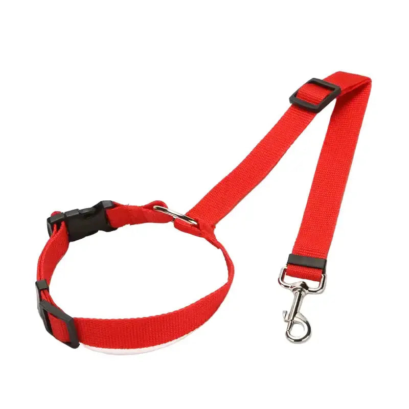Vehcile Belt & Adjustable Nylon Leash for Dogs (7 colors available) by Habicare
