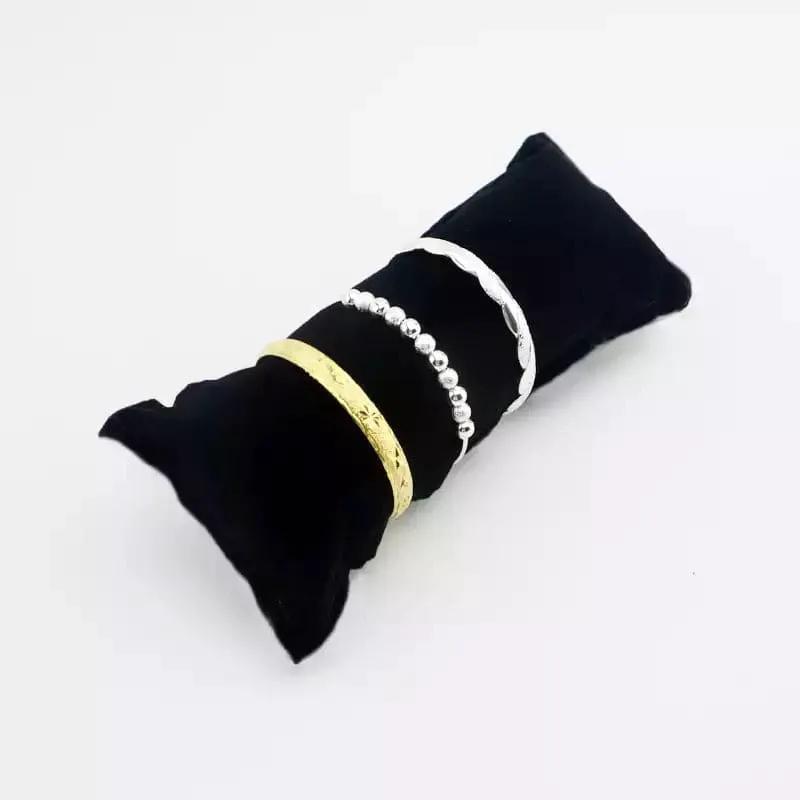 Velvet Display Cushion (Black & Grey) by That Watch Shop