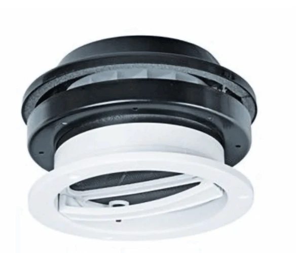 Vanair Roof Vent circulates air in motor homes - compact ventilation system with exhaust fan and built-in light.