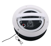 Vanair Roof Vent circulates air in motor homes with manual control and built-in light for ventilation.